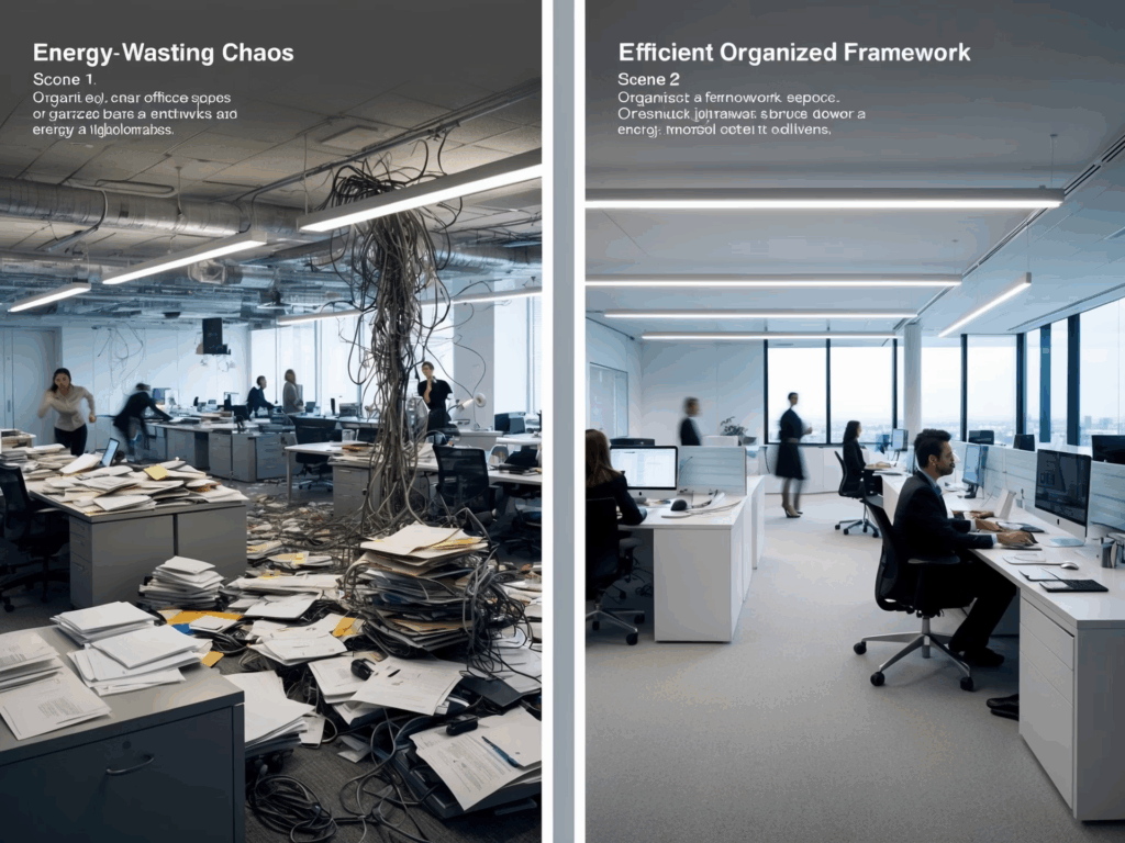 Waste or Efficiency. Chaos or Frameworks.